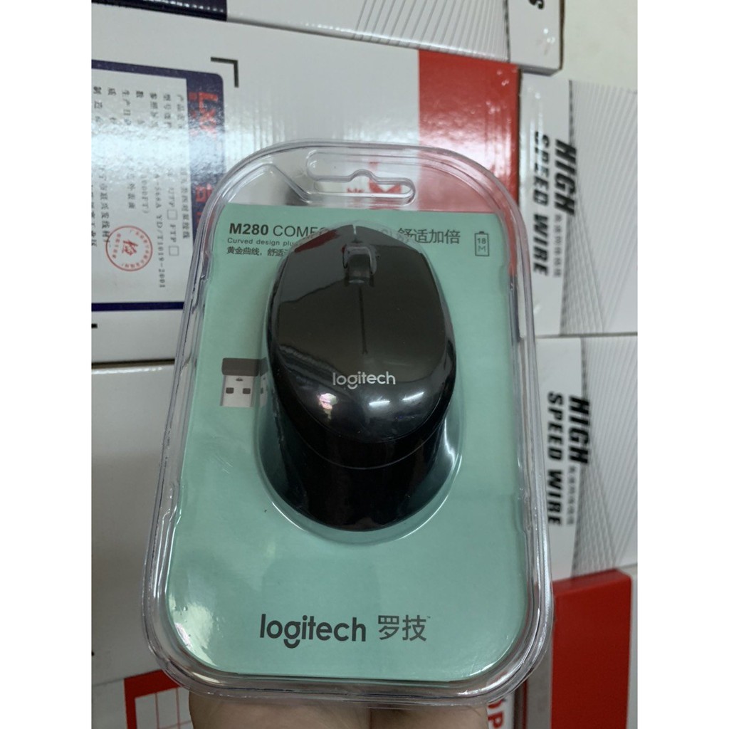 Chuột Không Dây 💎𝓕𝓡𝓔𝓔𝓢𝓗𝓘𝓟💎 Mouse Ko Dây Logitech Laser M280 (BH 6 Tháng)
