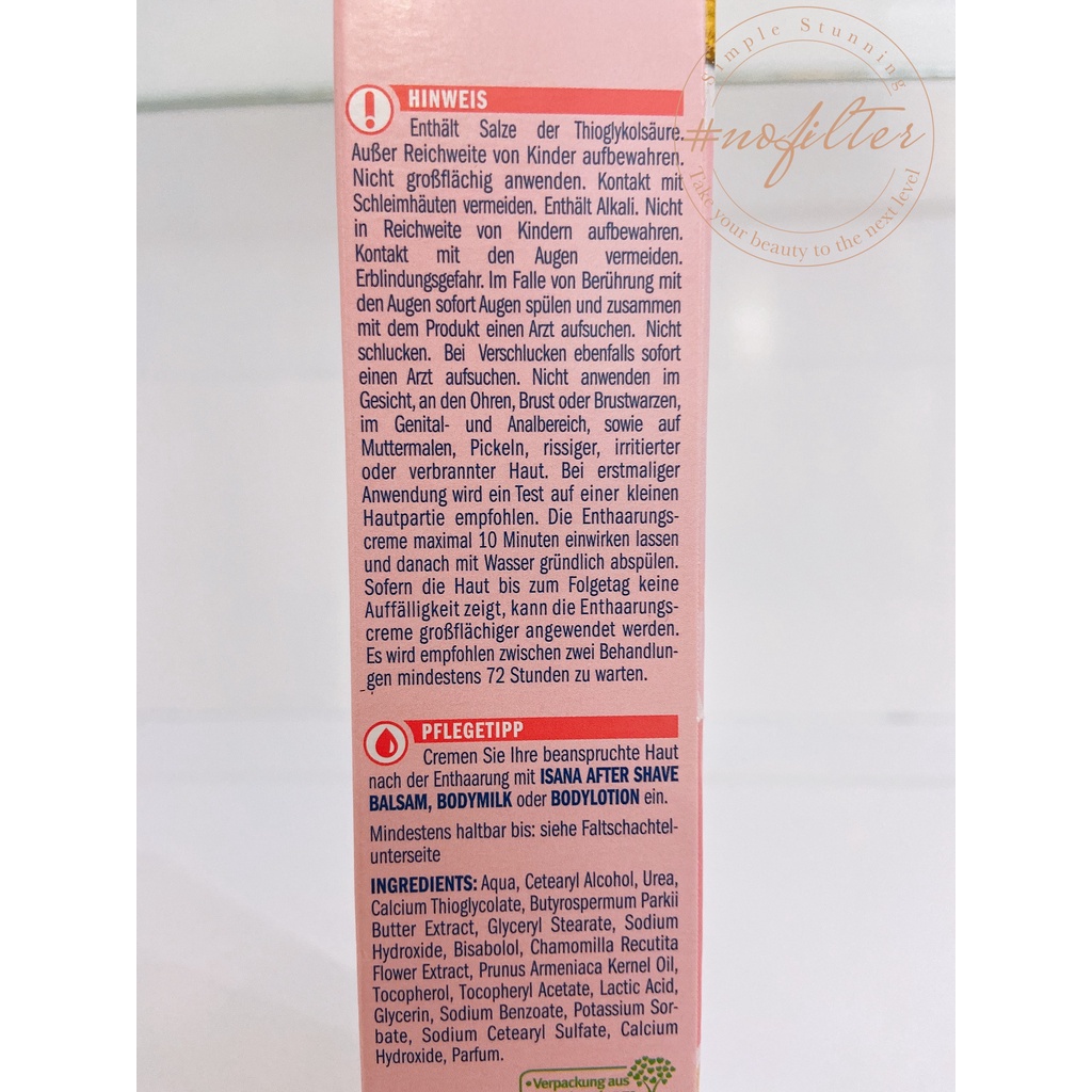 Kem Tẩy Lông Balea Sensitive Enthaarungs Creme Cho Da Nhạy Cảm 125ml