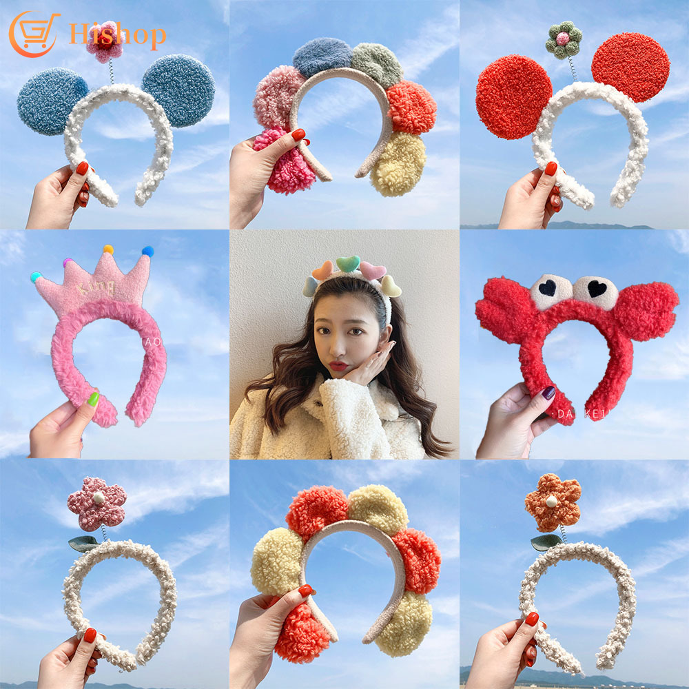 Băng Đô Cài Tóc Nhiều Hình Dạng Đáng Yêu Cho Nữ Hishop
