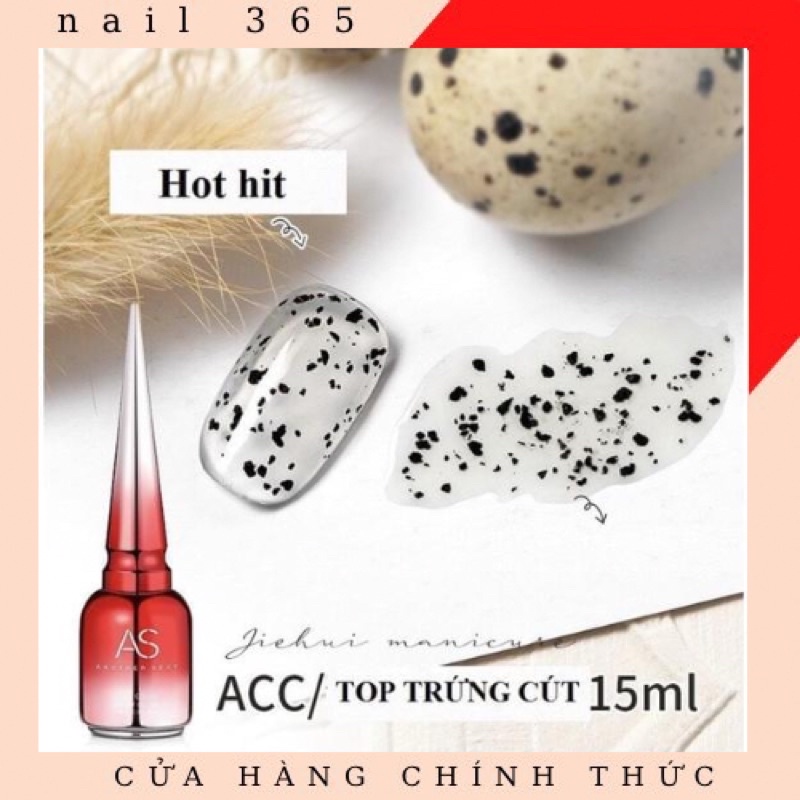 Top trứng cút As ( chai đỏ )