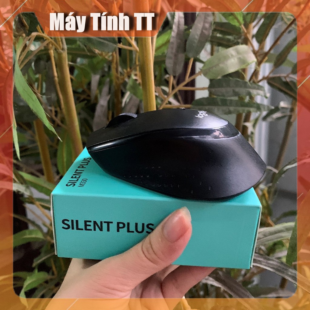 Chuột không dây Logitech M330 Không Tiếng Click khi sử dụng - Có nút tắt On/Off  - Máy Tính TT