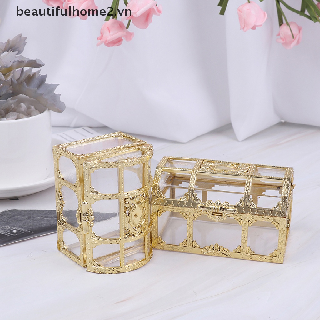 Hộp Đựng Đồ Nhỏ Gọn Màu Vàng / Bạc