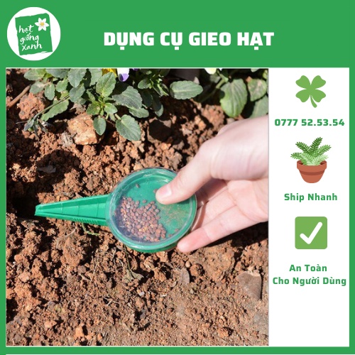 Dụng Cụ Gieo Hạt Cầm Tay Tiện Lợi Phù Hợp Với Mọi Loại Hạt