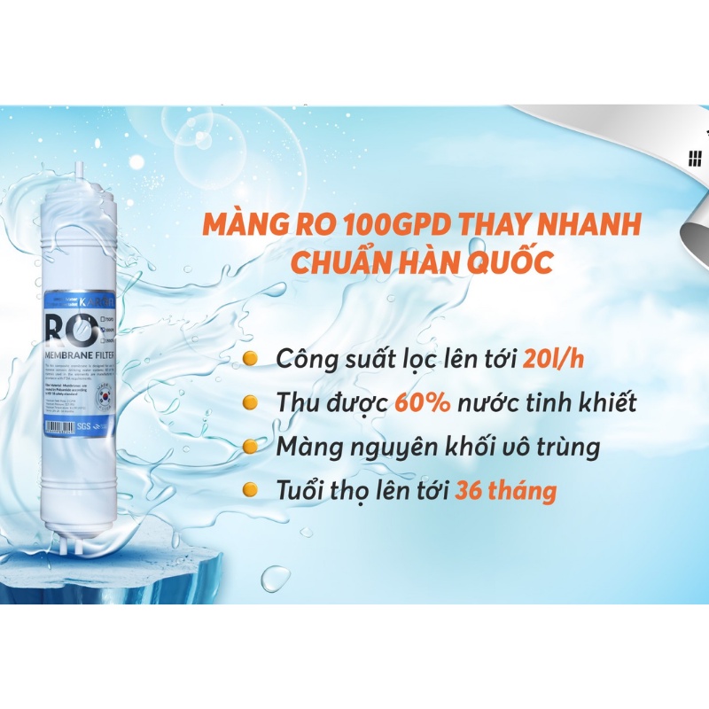 [FREESHIP HCM] Máy Lọc Nước Lạnh Nguội Karofi Livotec 600 - 7 Lõi Lọc - Bảo Hành 3 Năm