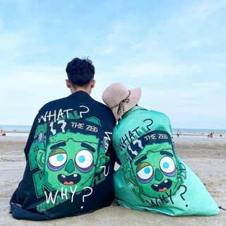 Áo Khoác Dù Unisex Zombie