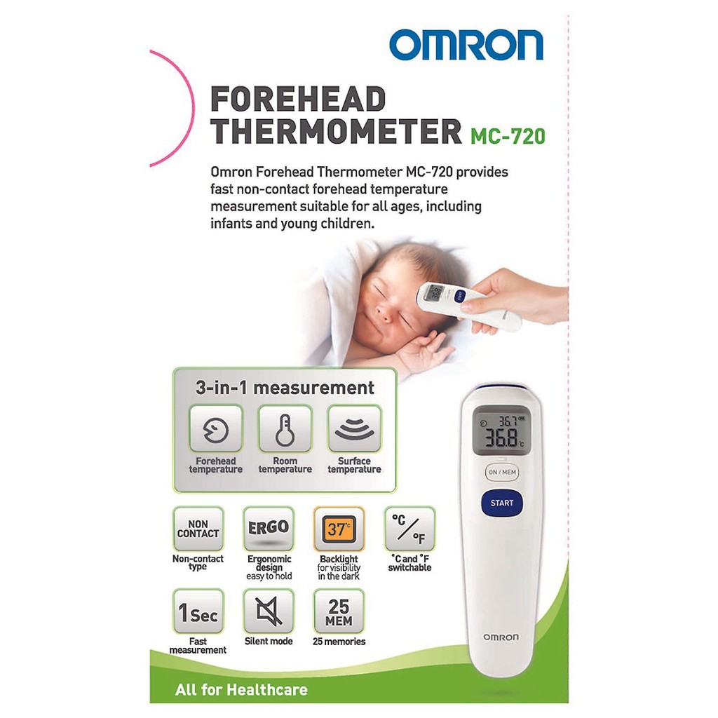 OMRON MC-720 – Nhiệt kế điện tử Omron Mc-720 Hàng Chính Hãng