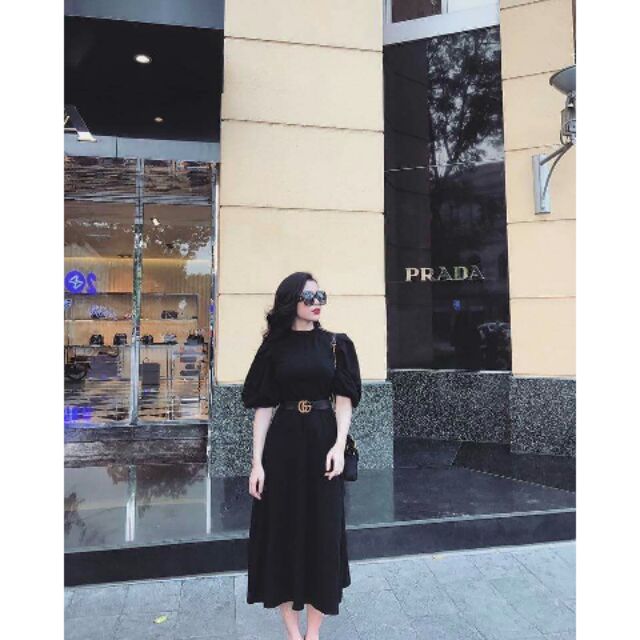 Váy xòe tay bồng