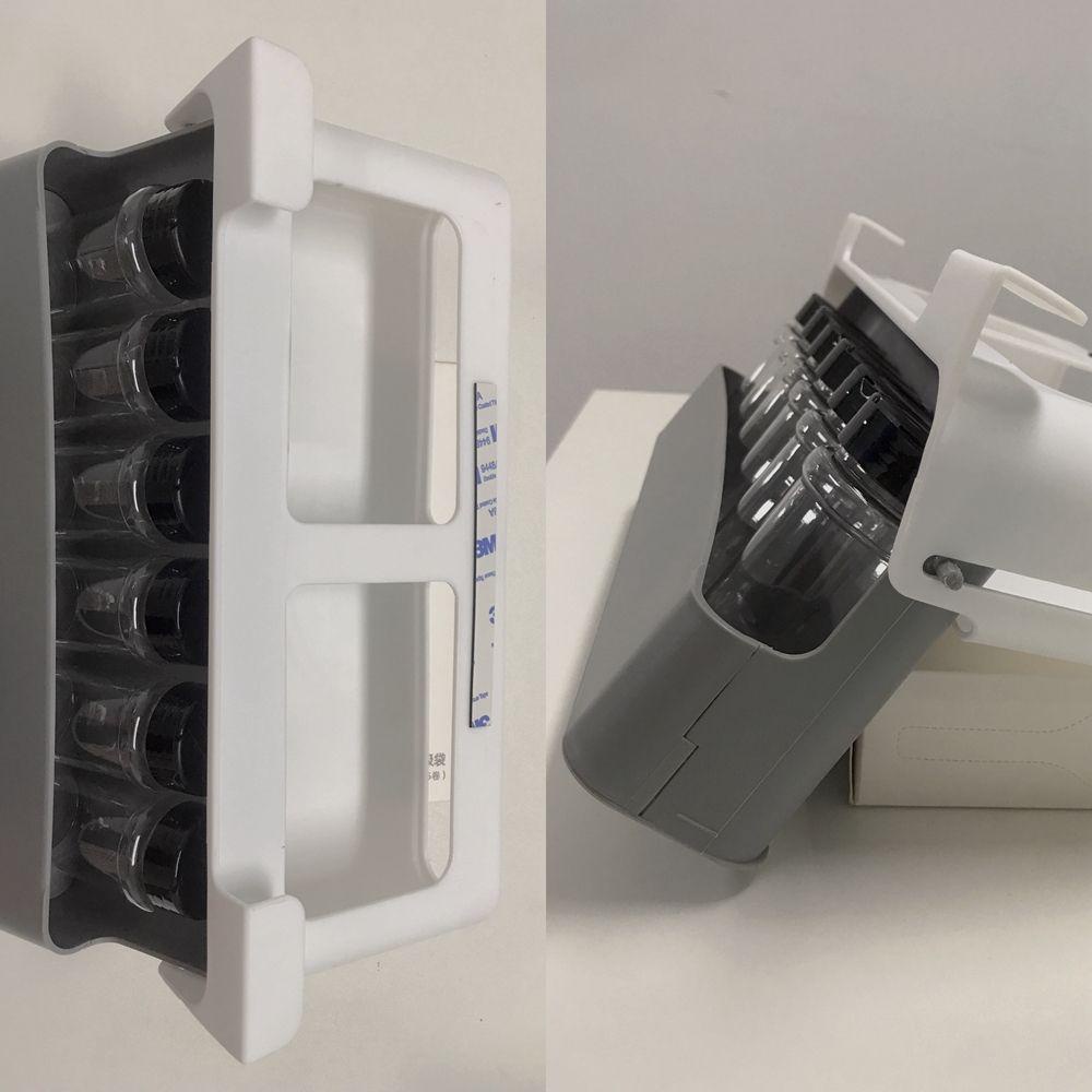 Kệ Nhựa Tự Dính Để Lọ Gia Vị Tiện Dụng Và Bền