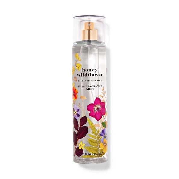 Xịt thơm  Bath &amp; Body Works mùi Honey Wildflower 50ml/100ml - 236ml Full Seal  -𝒑𝒆𝒓𝒇𝒖𝒎𝒆𝒕𝒆𝒔𝒕𝒆𝒓.𝒔𝒈