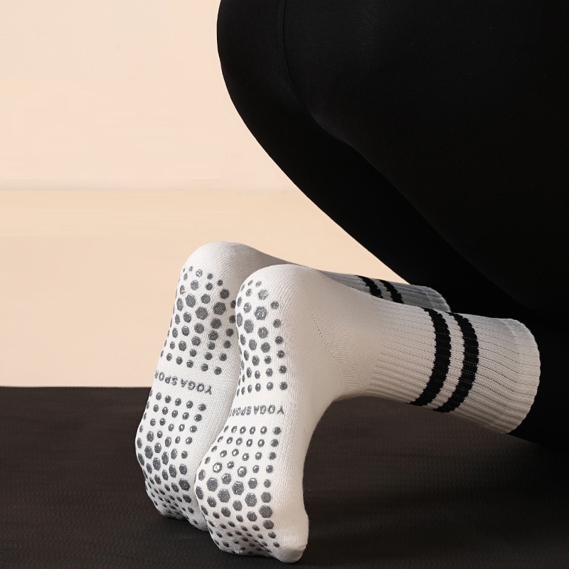 Vớ Yoga Chống Trượt Có Kẹp Dính Dành Cho Nữ