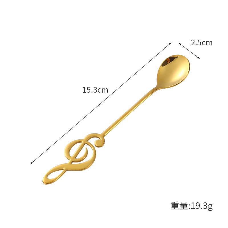 Muỗng Cà Phê Bằng Kim Loại Hình Nhân Vật Âm Nhạc