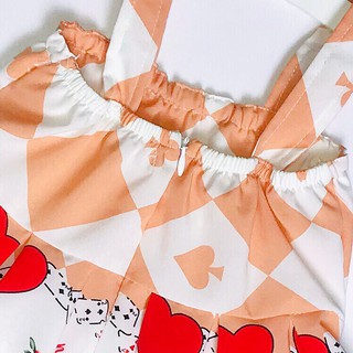 Váy Đầm Lụa Bản Dây Bé Gái BabyBean