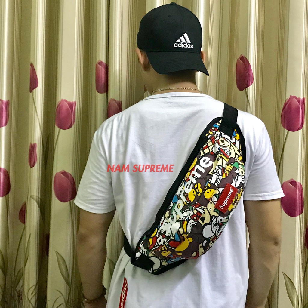 ⚡️[ảnh thật] Túi bao tử Supreme Cartoon | CAM KẾT HÀNG CHẤT LƯỢNG NHẤT VỚI KH | BigBuy360 - bigbuy360.vn