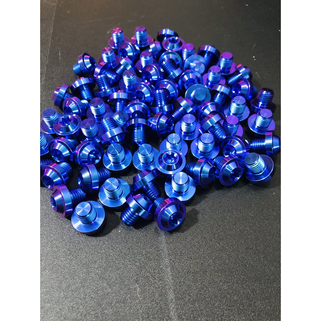 Ốc Titan Chân kính dù thuận, dù nghịch gắn cho các dòng xe HD, Yamaha, Suzuki, Ex150