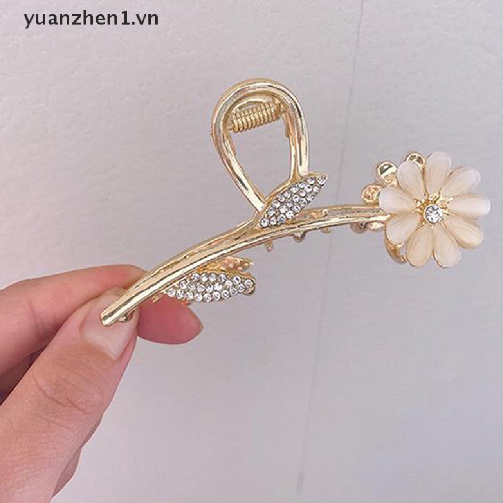 Kẹp Tóc Càng Cua Họa Tiết Hình Học Rỗng Cho Nữ