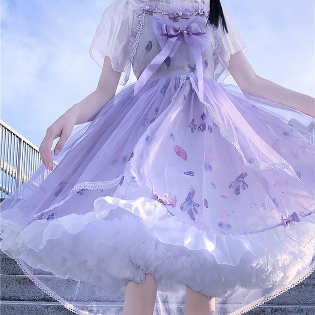 Đầm Thiết Kế Phong Cách Lolita Nhật Bản Độc Đáo Xinh Xắn