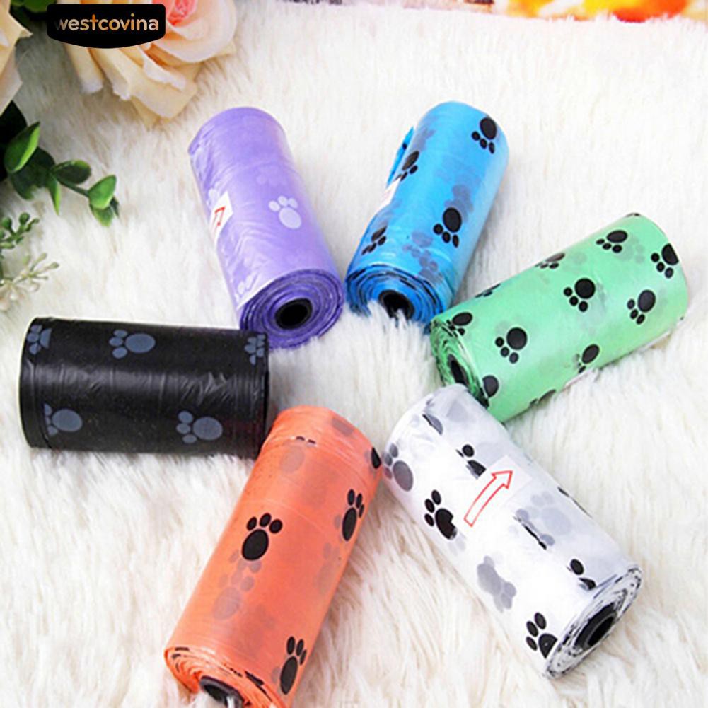 Cuộn 15 túi đựng phân thú cưng