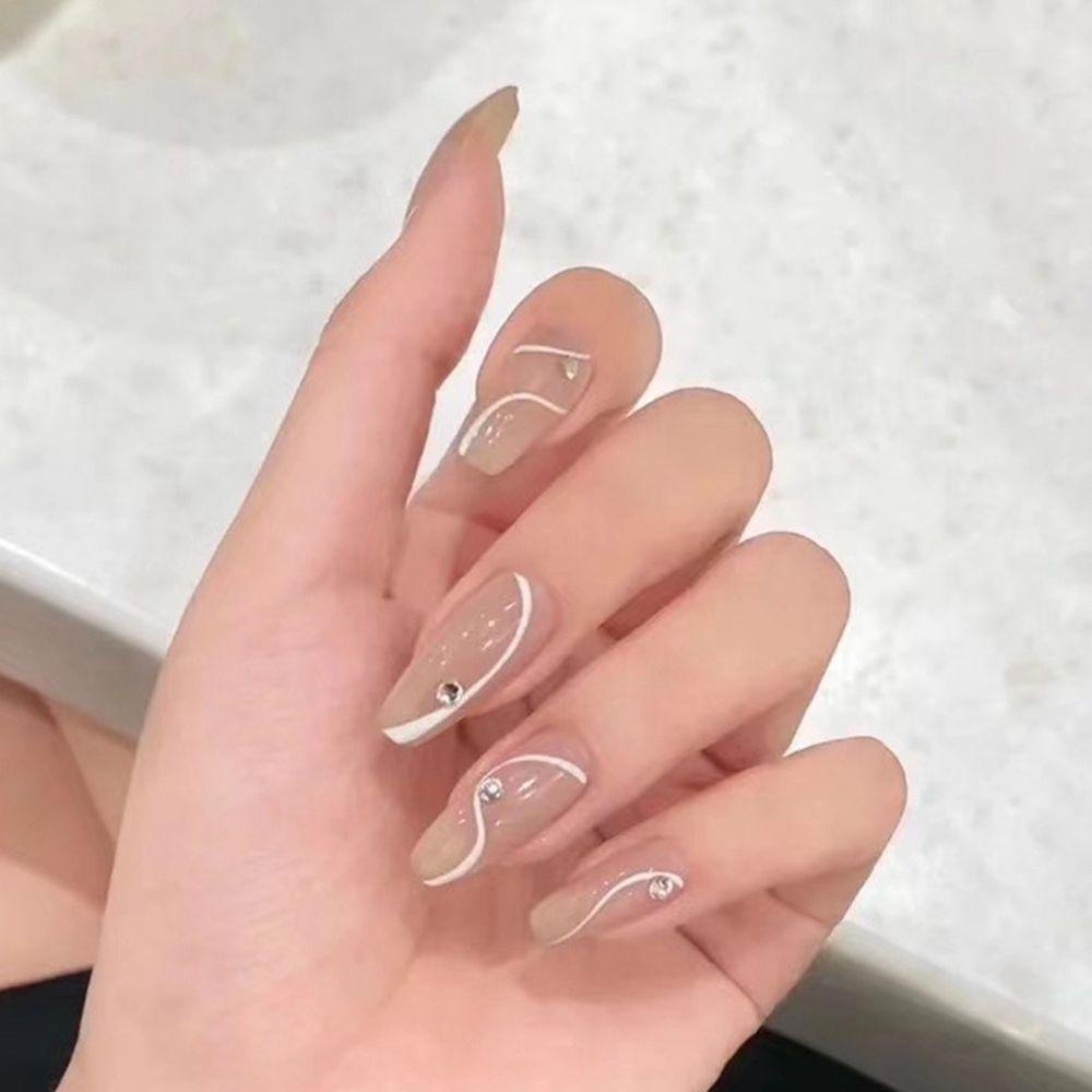 Bộ 24 Móng Tay Giả Che Phủ Toàn Diện Tháo Rời Được