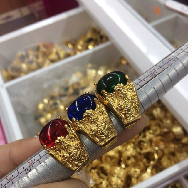 Nhẫn nam thần tài mạ vàng 18k - Bao hoàn tiền, bao đổi trả nếu sản phẩm kém chất lượng