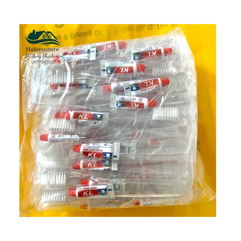 Bàn chải kem đỏ Cao Cấp Mềm Mịn cho nhà nghỉ, khách sạn cao cấp
