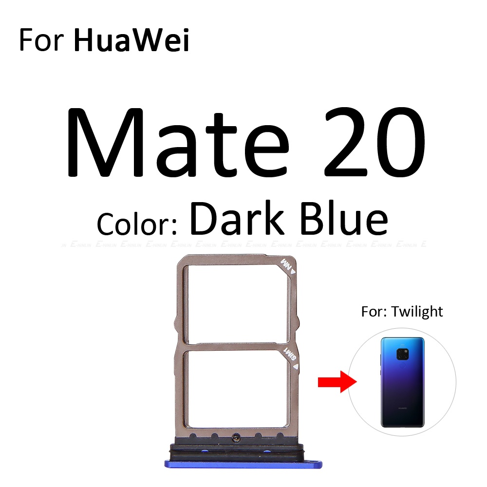 Khay Đựng Thẻ Sim Cho HuaWei Mate 20 Pro X 20X Lite Micro SD