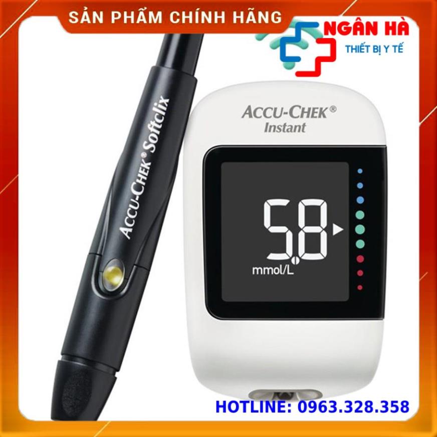 COMBO Máy đo đường huyết Accu-Chek Instant mg/dL - [Hàng Cao Cấp]