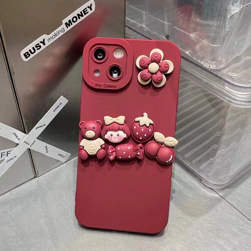Ốp điện thoại hình dễ thương cho iPhone 13Pro Max 13Pro 13 12ProMax 12Pro 12 11 Pro Max IX Xs Max XR iPhone 7 8 Plus | BigBuy360 - bigbuy360.vn