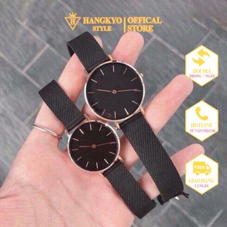 Đồng hồ nam nữ DW dây lưới thép đan trẻ trung sang trọng - bảo hành 12 tháng