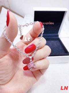 LẮC TAY CỎ BA LÁ BẠC TA 925