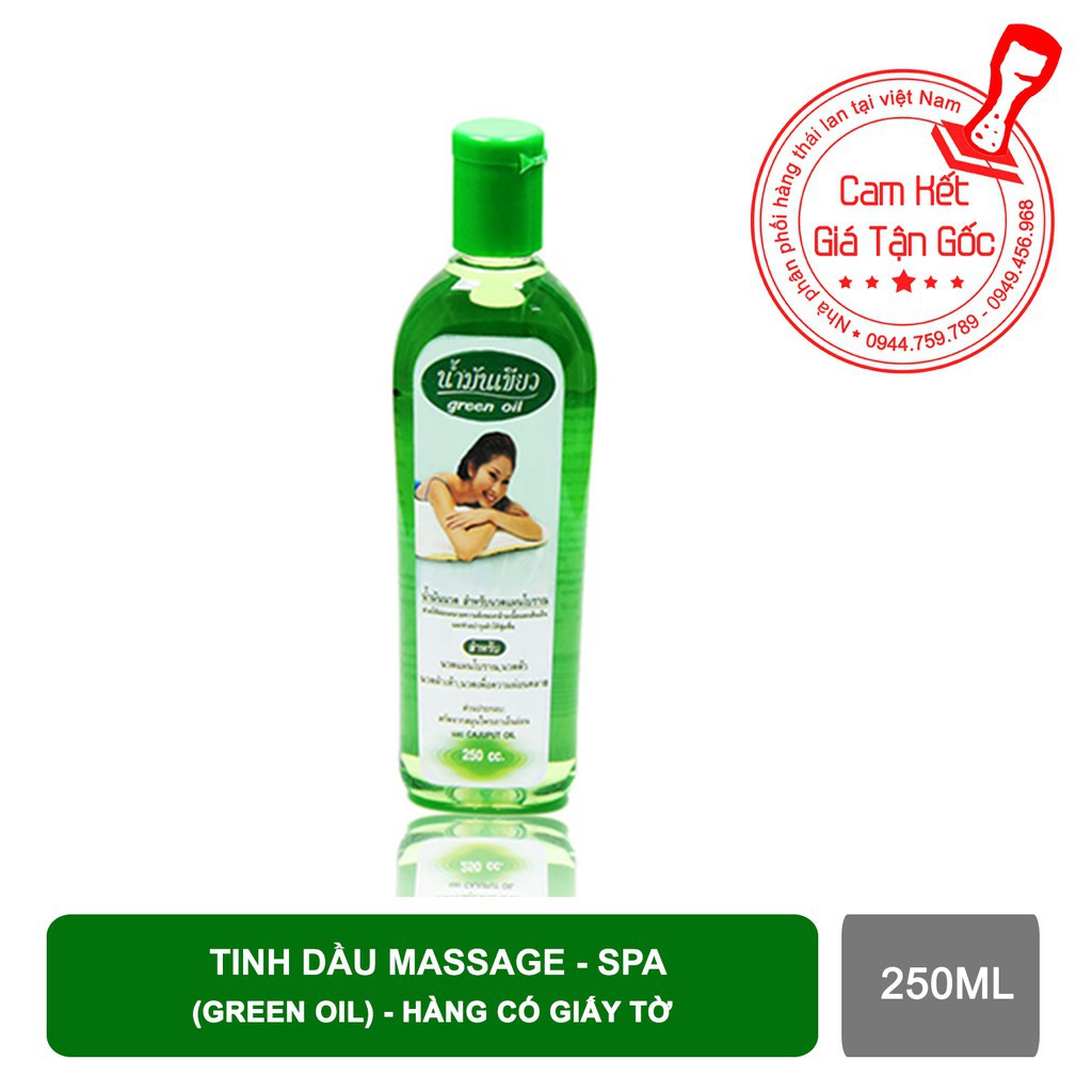 Tinh dầu Massage Spa Green Oil thái lan