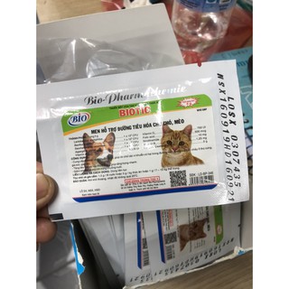 gói men tiêu hóa Biotic cho chó mèo 5g
