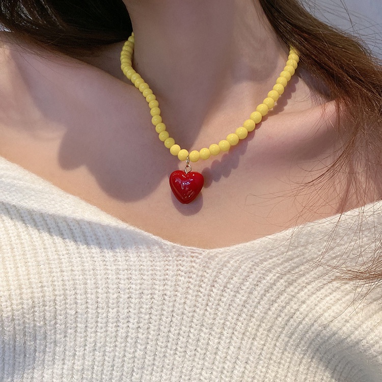 Vòng cổ Chuỗi Hạt Màu Kẹo Thời Trang Sang Trọng Cho Nữ