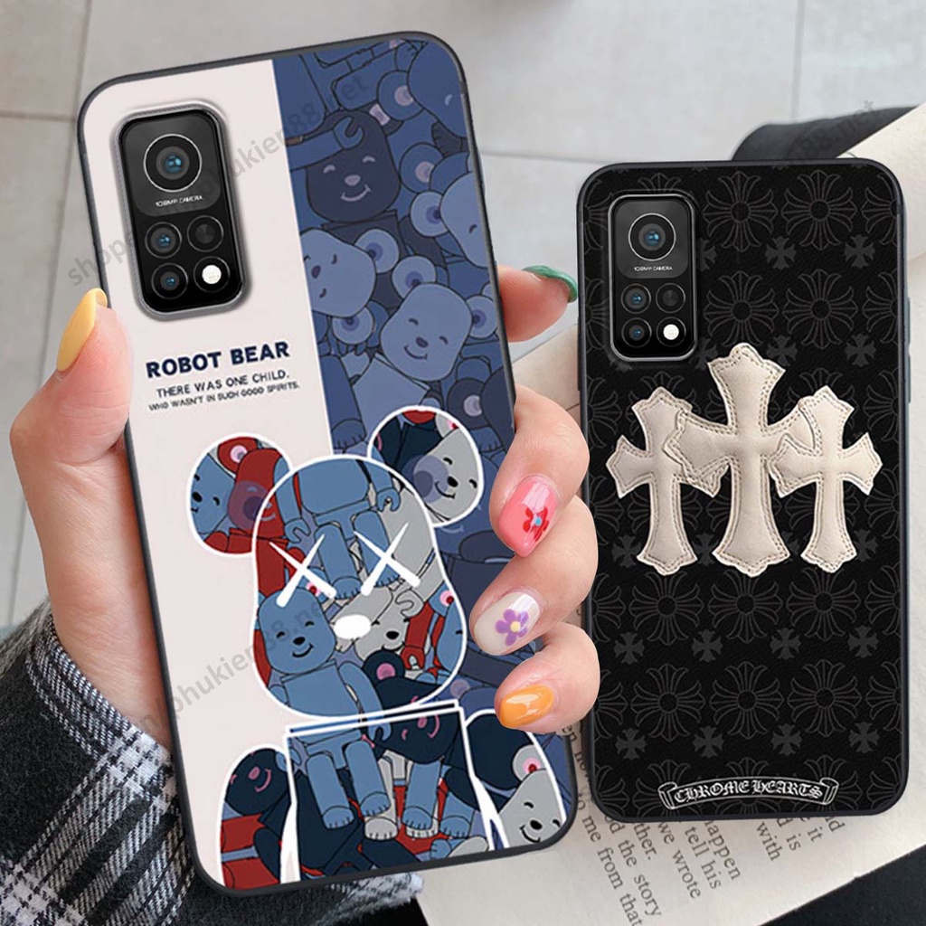 Ốp lưng Xiaomi Redmi Note 7 hình Robot Bear, Kawsnc bảo vệ điện thoại