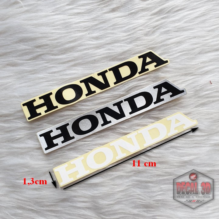 TEM CHỮ HONDA DÁN CÁNH BỮNG CÓ 3 MÀU HÀNG ZIN CAO CẤP CỰC NÉT - GIÁ 1 CẶP