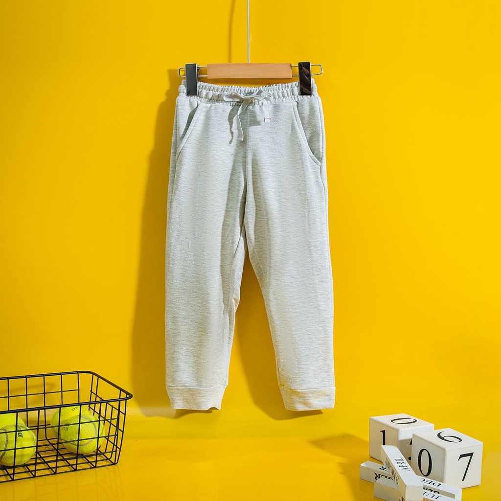 Quần nỉ bông jogger bé trai - bé gái Cuppy Cake, form dáng đẹp, thể thao