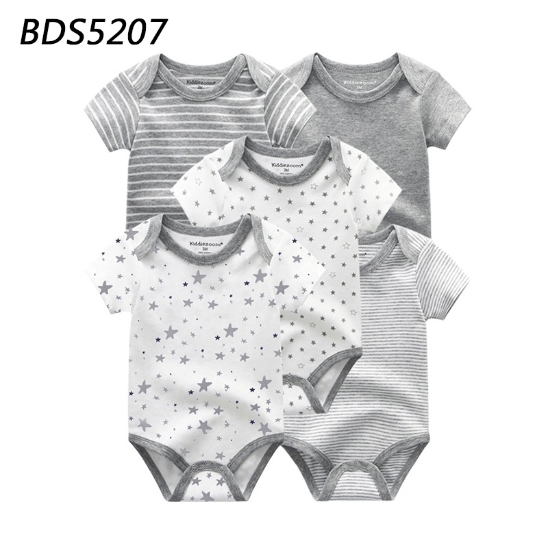 Newborn baby O-neck baby Jumpsuit Cotton clothes for baby 0-12M