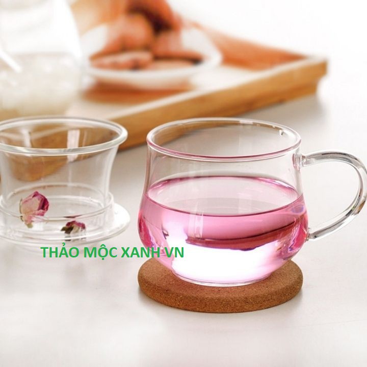 Cốc Pha Trà Thủy Tinh Có Lõi Lọc Cao Cấp 300ML