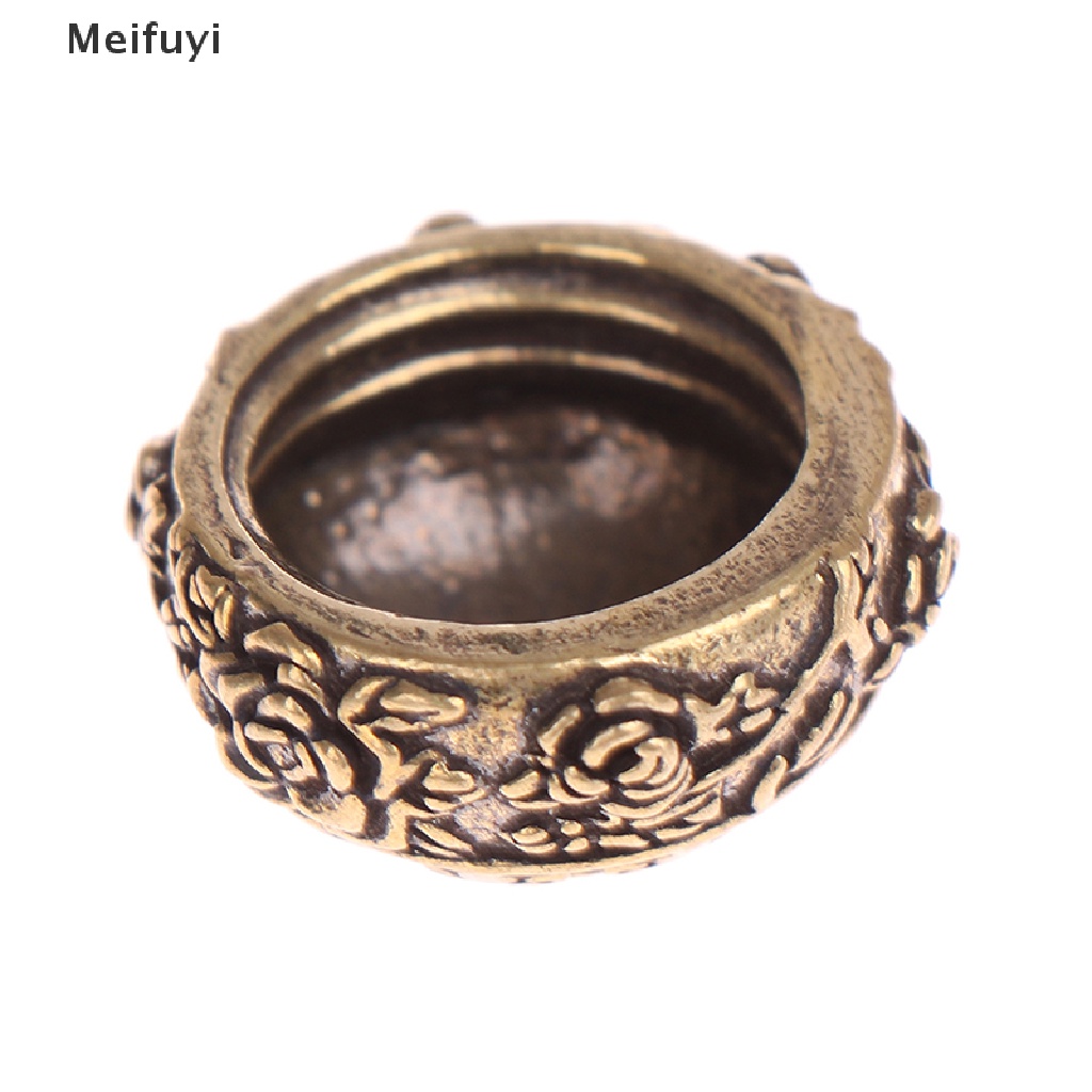 [Meifuyi] Brass Gourd Lucky Car Key Chain Pendants Pill Box Medicine Case Container Bottle COD