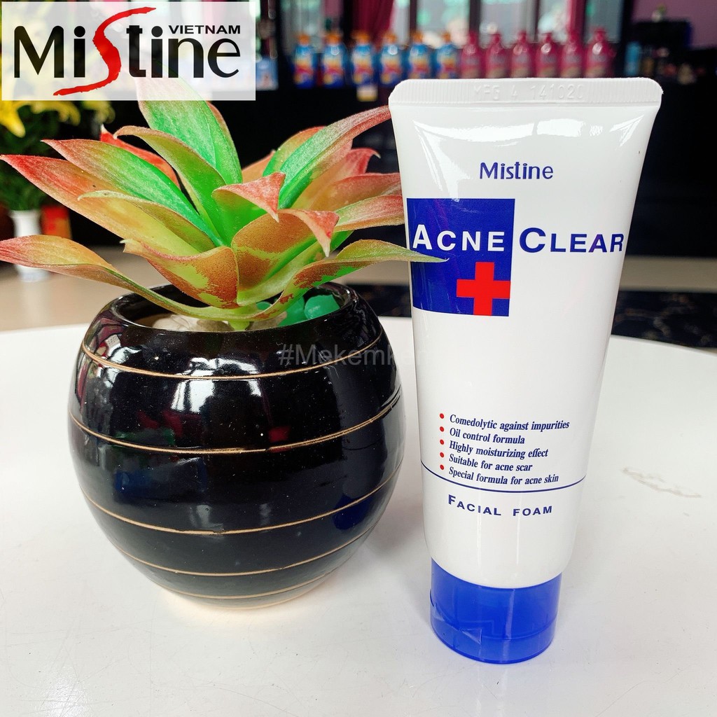 SỮA RỬA MẶT MISTINE ACNE CLEAR FACIAL FOAM