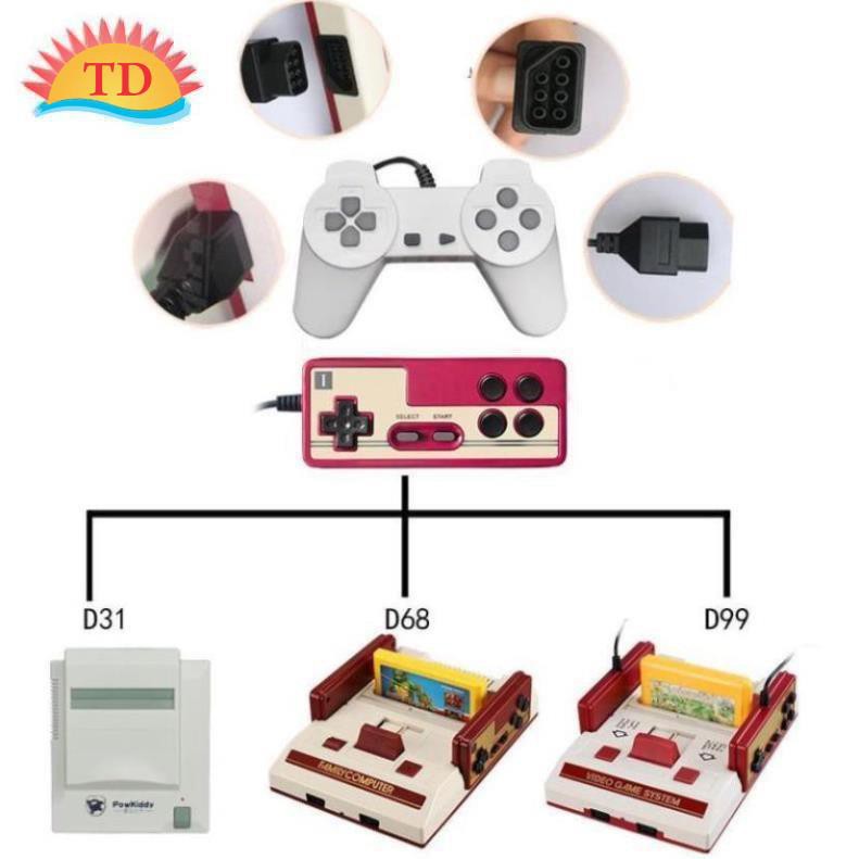 Tay cầm máy chơi game 4 nút 7 lỗ