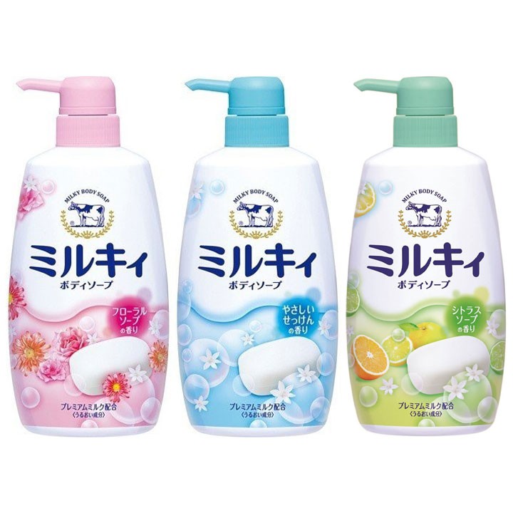 Sữa Tắm Milky Body Soap Cow 550ml Nhật Bản