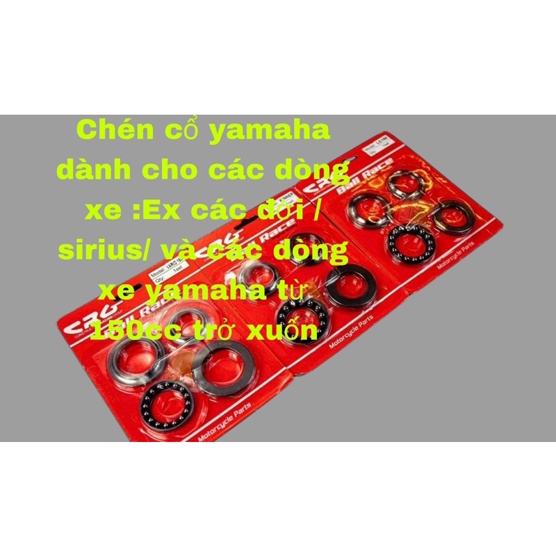 Bộ chén cổ bi tròn CRG dành cho tất cả các loại xe thông dụng 155cc trở xuốn HONDA YAMAHA RAIDER SONIC