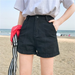 Quần short cạp cao