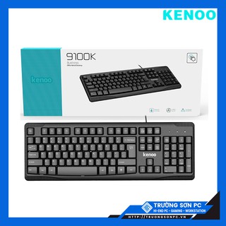 Bàn phím máy tính có dây kenoo 9100k usb | bảo hàng 24 tháng