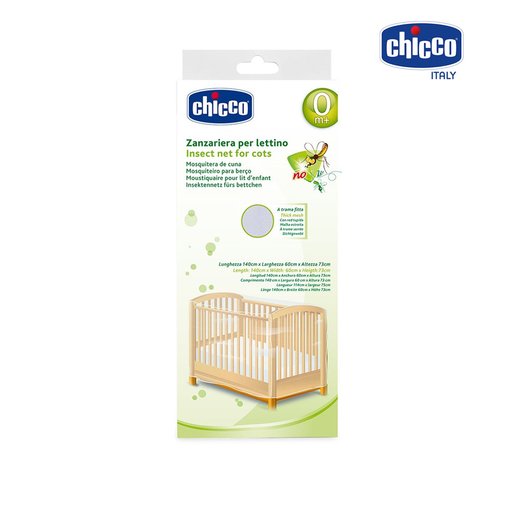 [Mã FMCGM100 - 10% đơn 500K] Màn chống muỗi che cũi Chicco