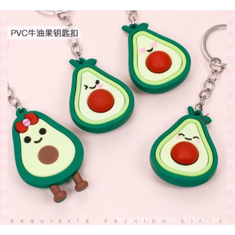 MÓC KHÓA TRÁI BƠ CẢM XÚC
