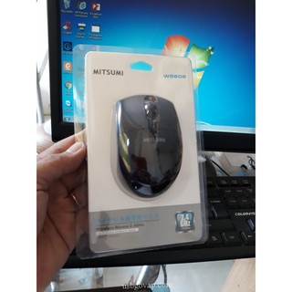 chuột máy tính Mitsumi W5608 không dây chính hãng