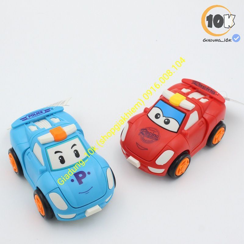 Đồ Chơi Ô Tô Biến Hình Siêu Nhân Cho Bé (Nhựa An Toàn Cho Bé) (e15)