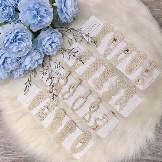 Kẹp Tóc Nhiều Mẫu Dễ Thương - Kẹp Tóc Phong Cách Hàn Quốc Đính Ngọc Trai nhiều mẫu cho chị em gái