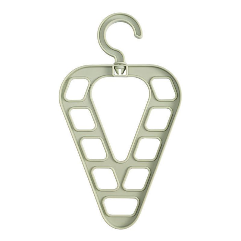 Móc Treo Quần Áo Xoay 360 Độ°Móc Treo Đồ Hình Tam Giác 9 Lỗ Xoay Được Tiết Kiệm Không Gian Tủ Quần Áo